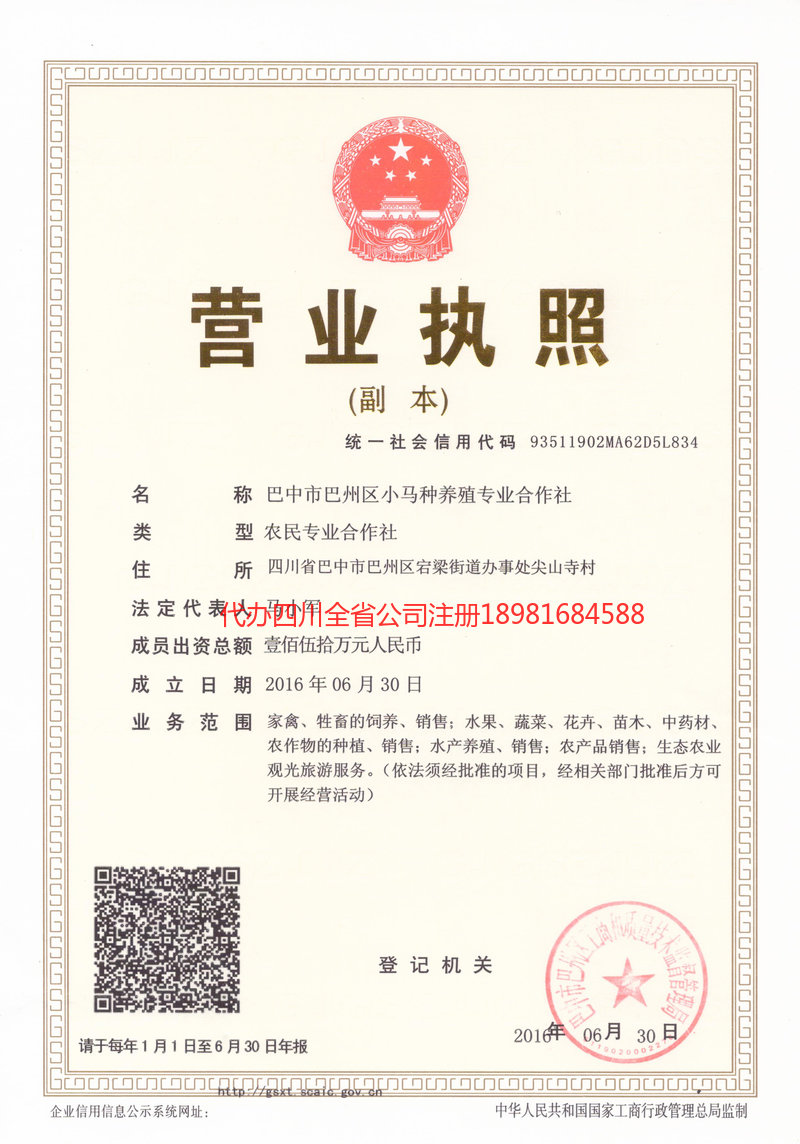 西昌西昌小马种养殖专业合作社